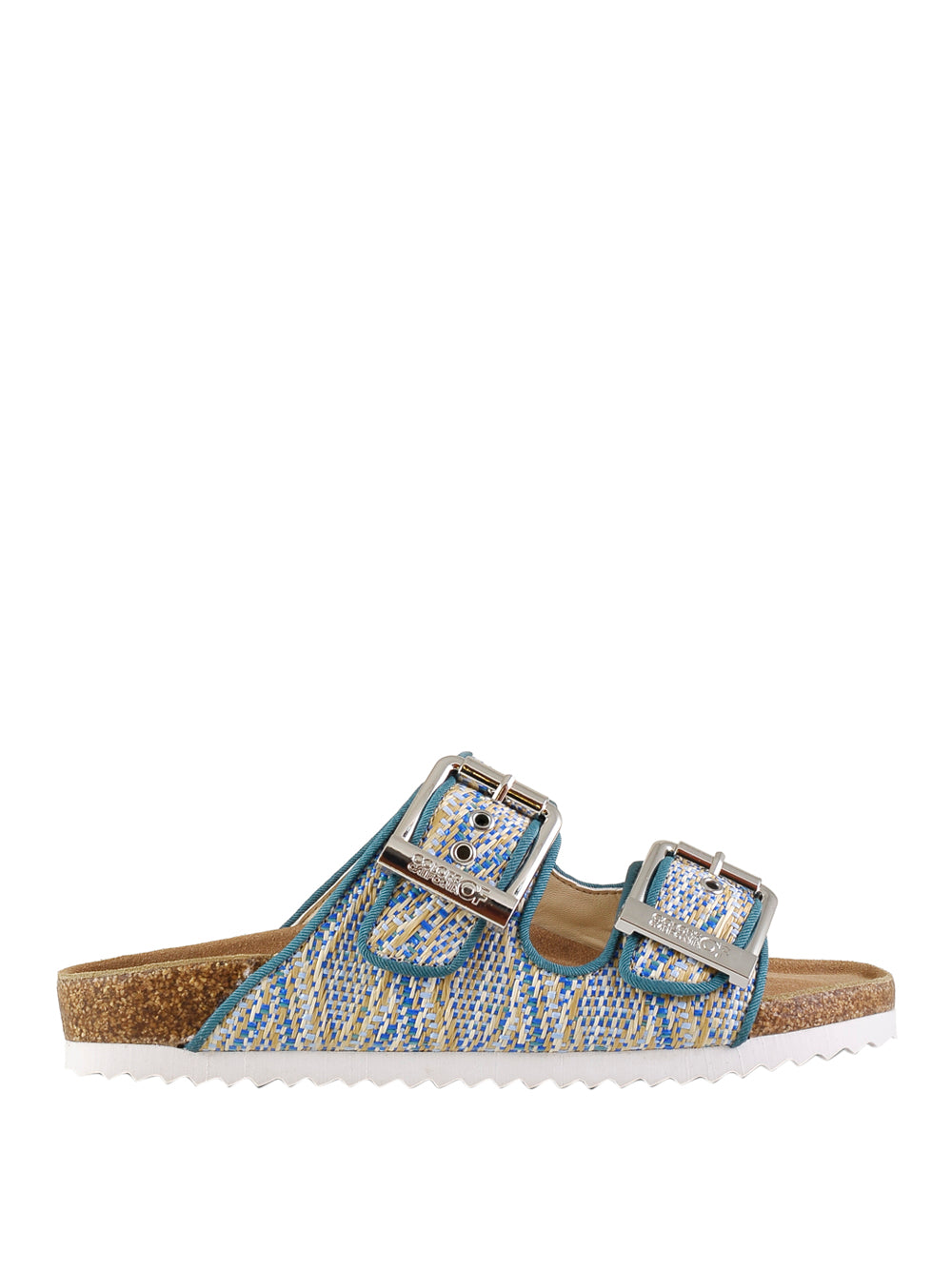 COLORS OF CALIFORNIA Sandali slippers Donna - Blu modello BIO609