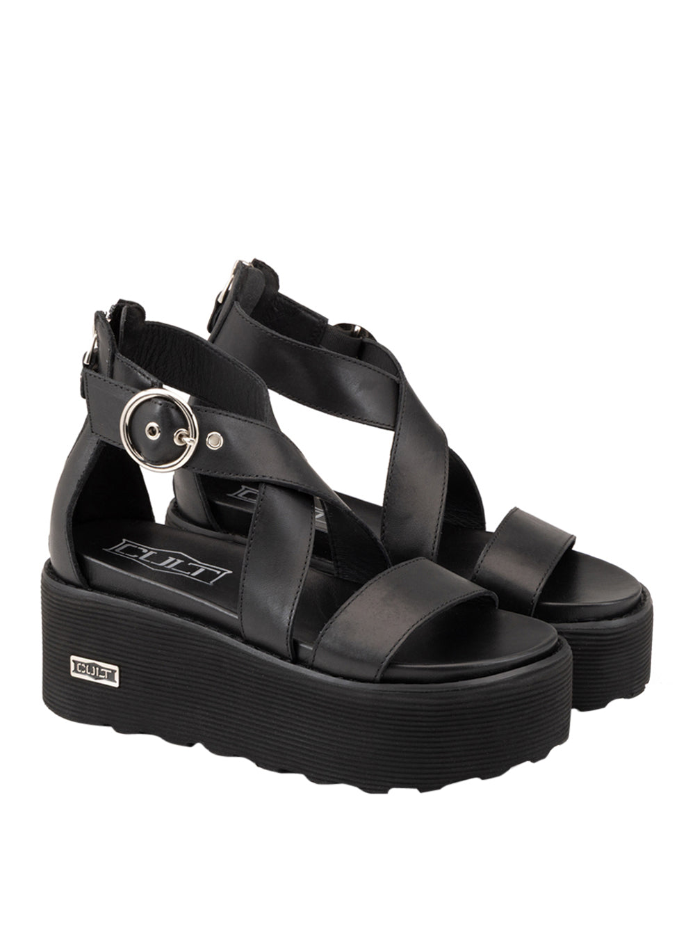 CULT Sandali platform Donna - Nero modello CLW4747