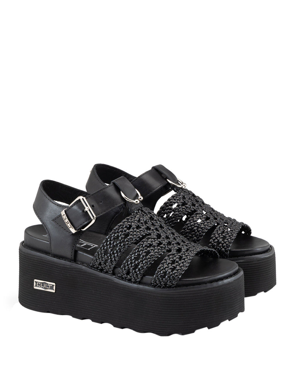 CULT Sandali platform Donna - Nero modello CLW4749