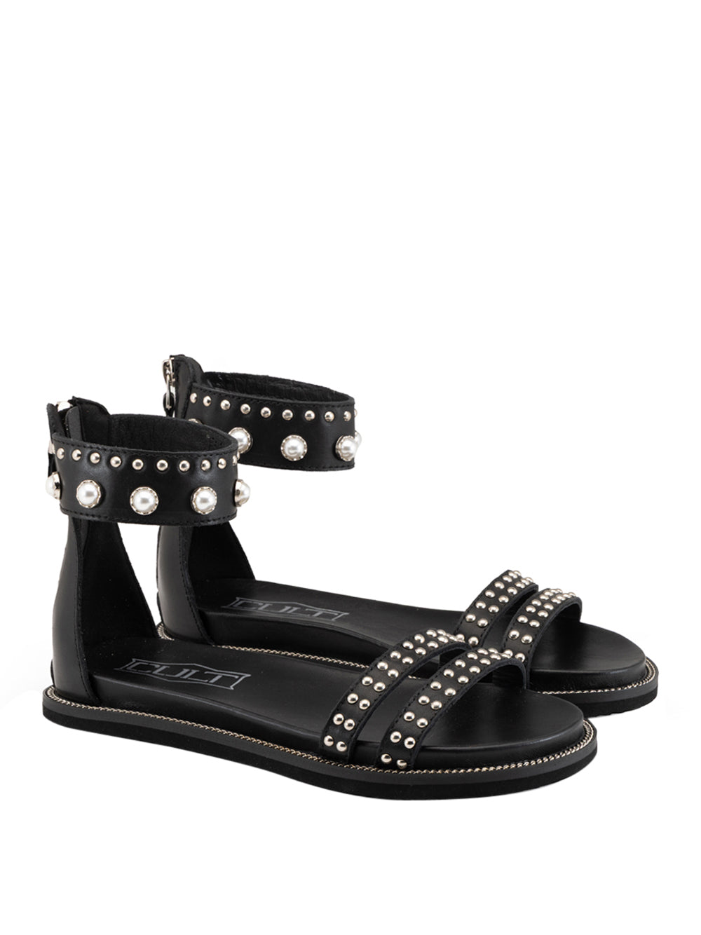 CULT Sandali con borchie Donna - Nero modello CLW4756