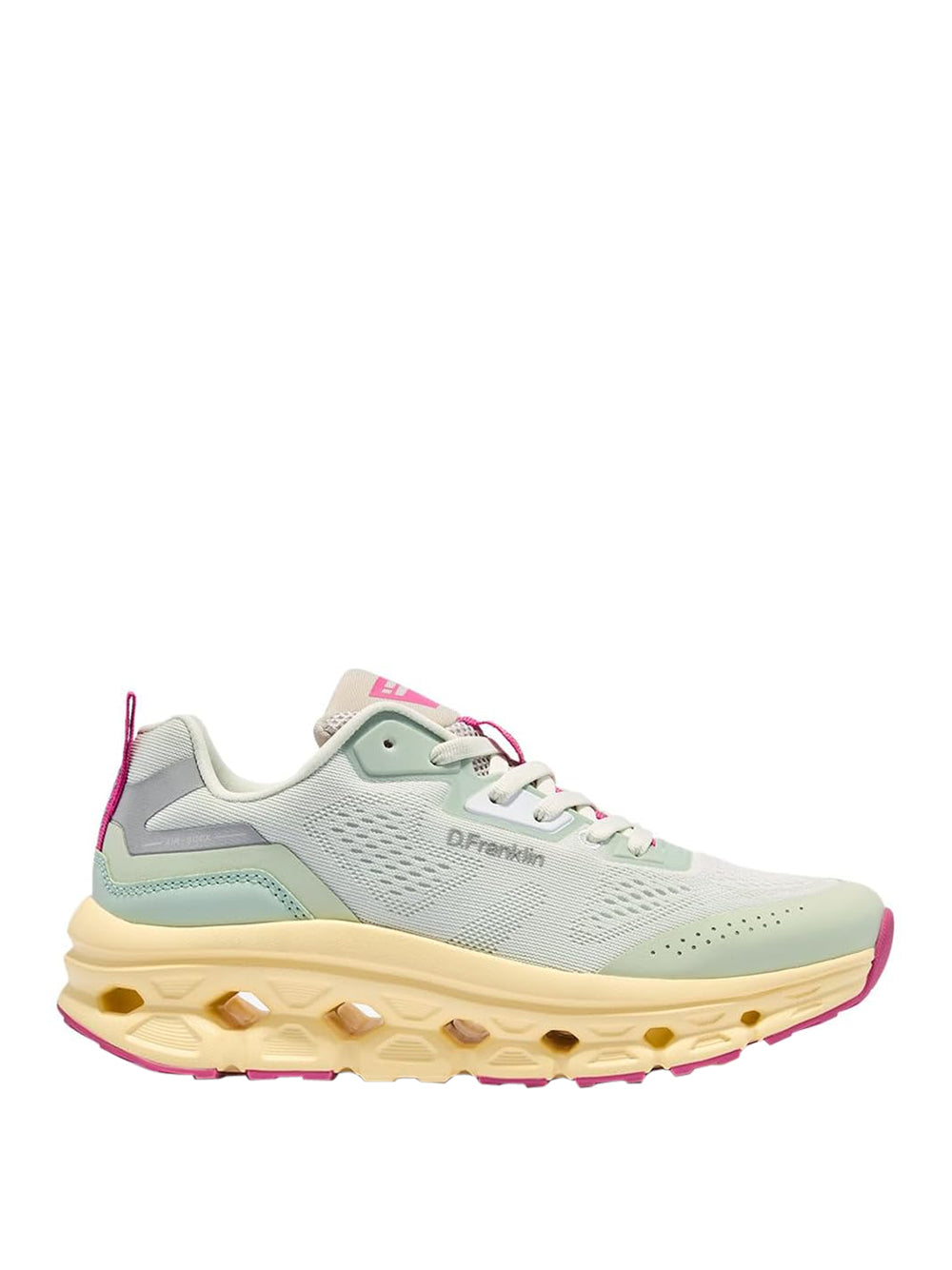 D.FRANKLIN Sneakers Donna - Verde acido modello 401003