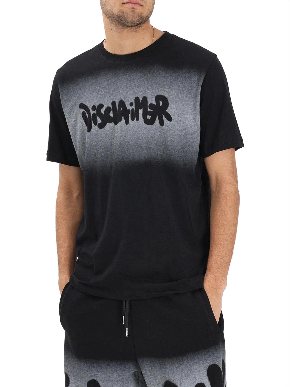 DISCLAIMER T-shirt Uomo - Nero modello 26EDS55419