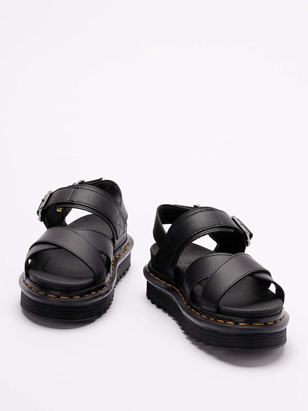 DR. MARTENS Sandali platform Donna - Nero modello 31558001
