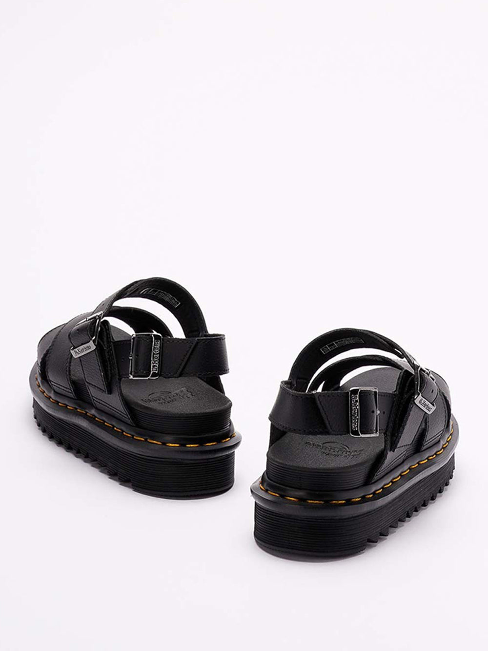 DR. MARTENS Sandali platform Donna - Nero modello 31558001