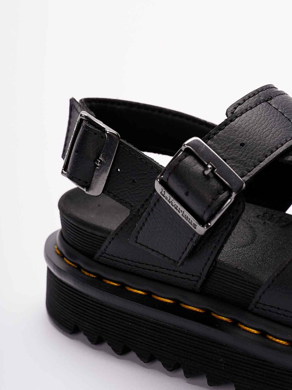 DR. MARTENS Sandali platform Donna - Nero modello 31558001