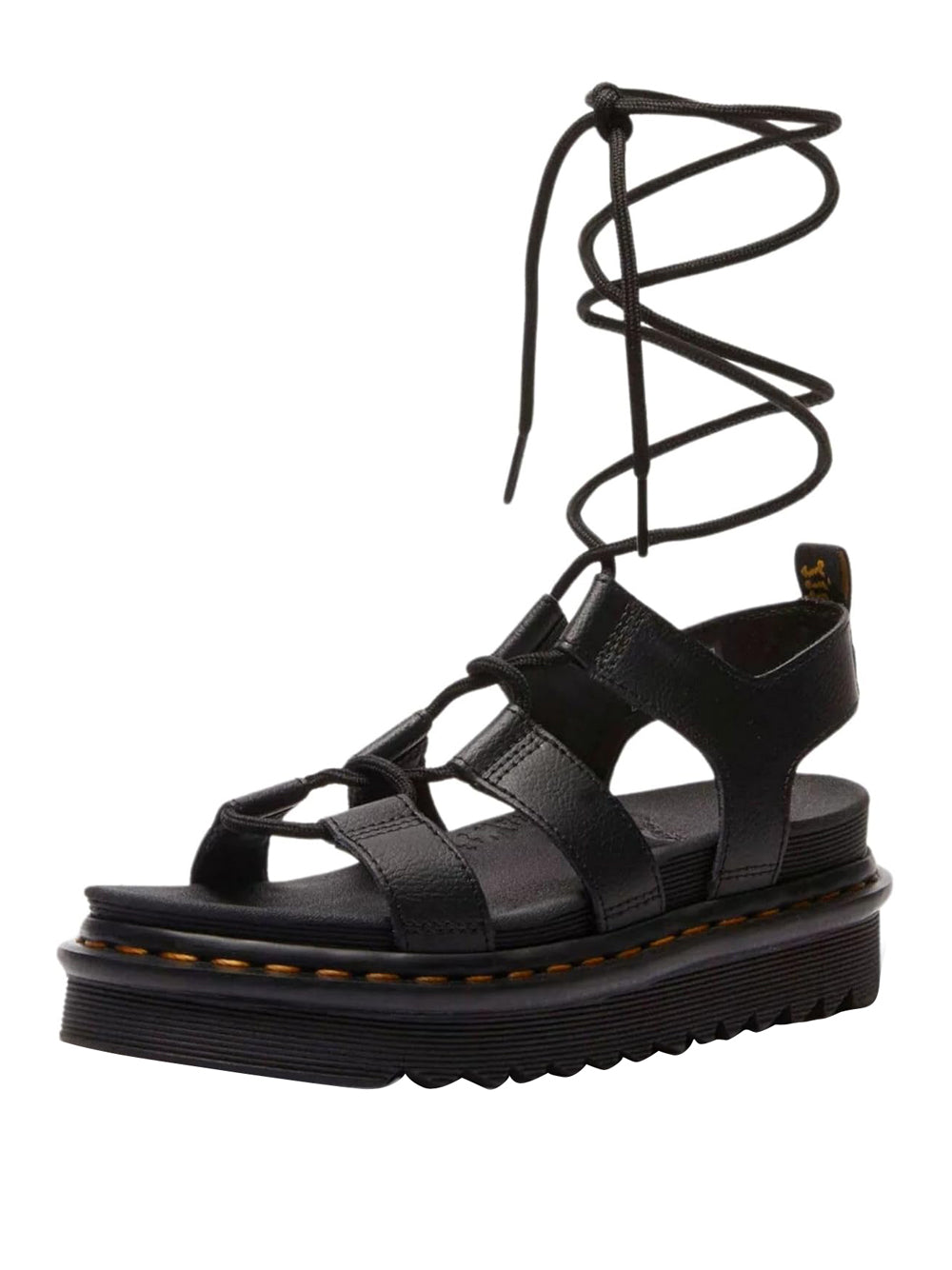 DR. MARTENS Sandali platform Donna - Nero modello 31617001