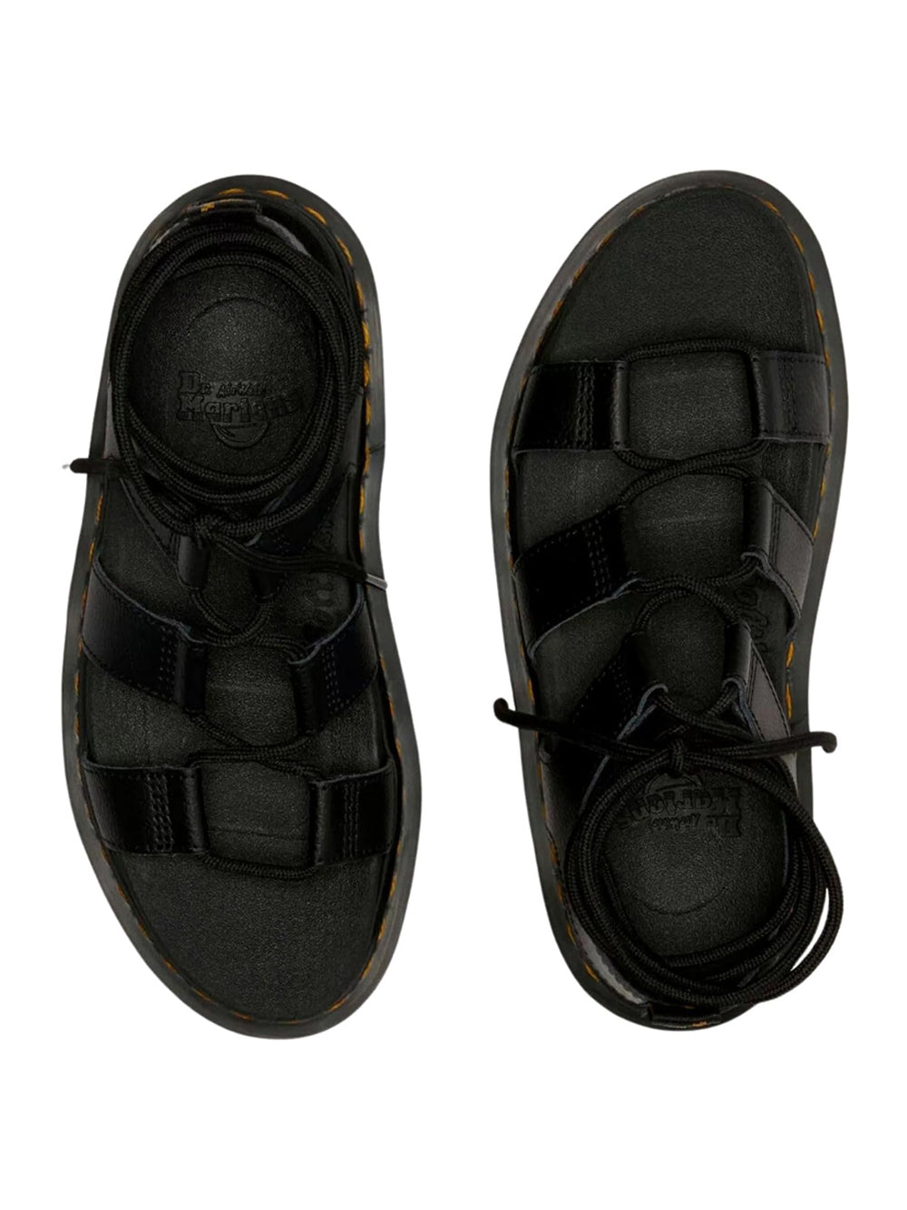 DR. MARTENS Sandali platform Donna - Nero modello 31617001