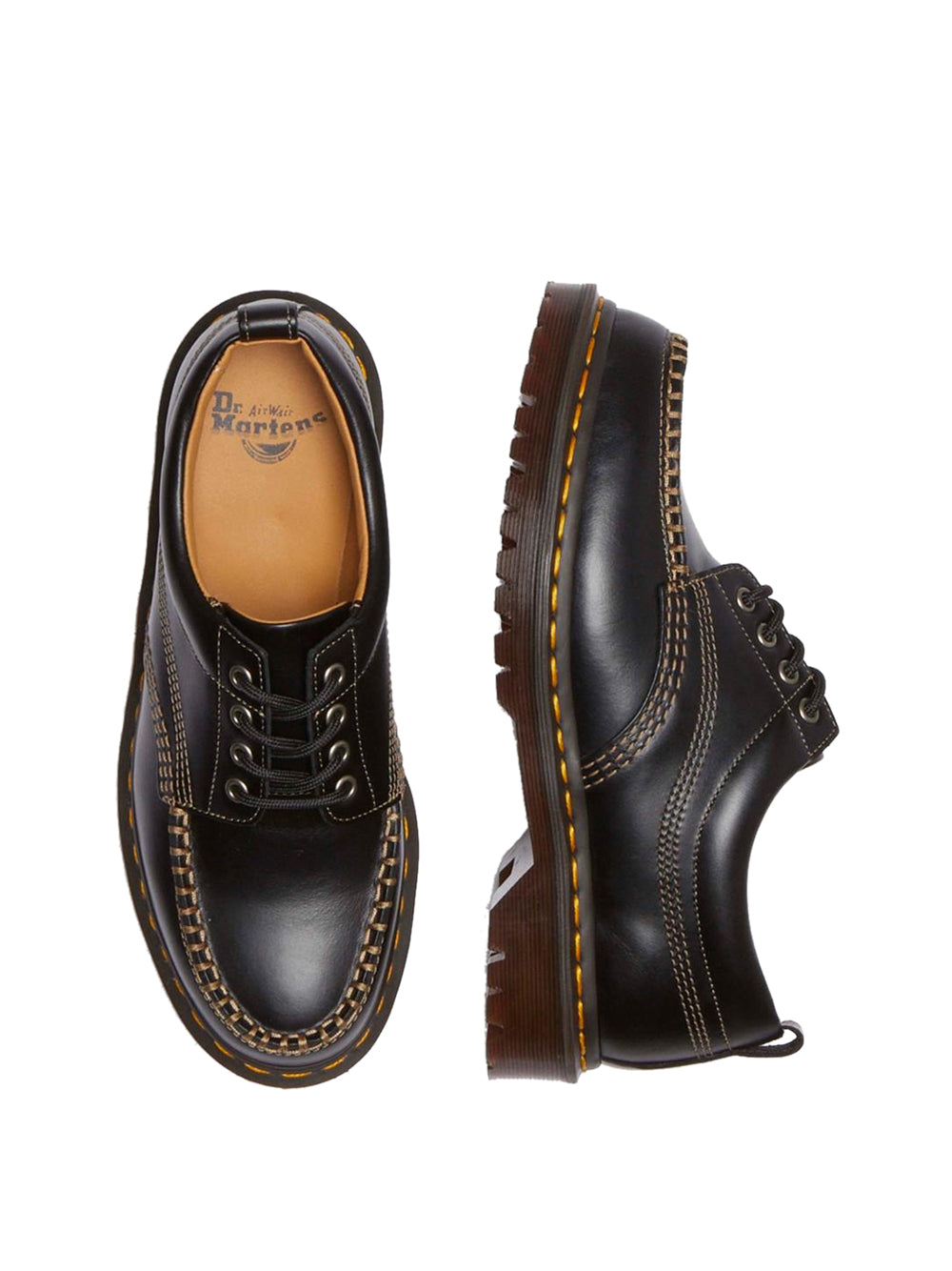 DR. MARTENS Scarpe Stringate Moc toe Uomo - Nero modello 31816001