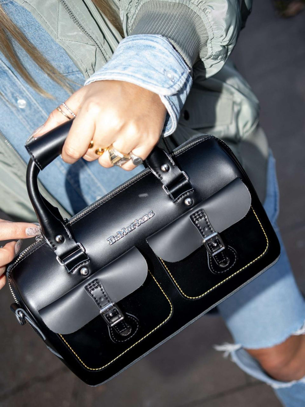 DR. MARTENS Borsa a Mano Donna - Nero modello 40758001