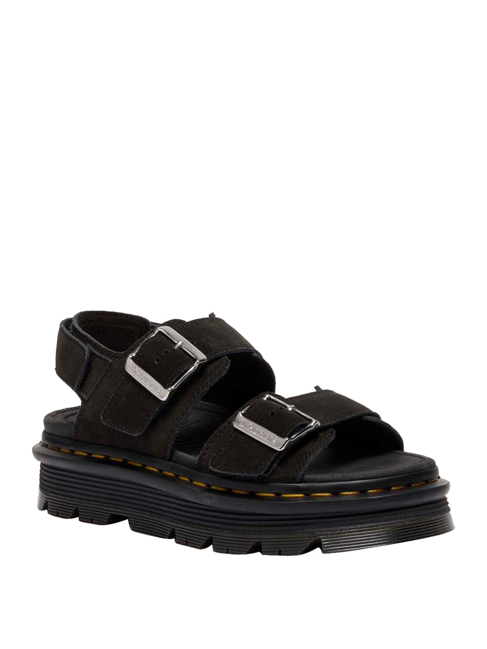 DR. MARTENS Sandali platform Donna - Nero modello 42689001