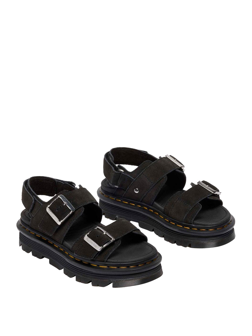 DR. MARTENS Sandali platform Donna - Nero modello 42689001