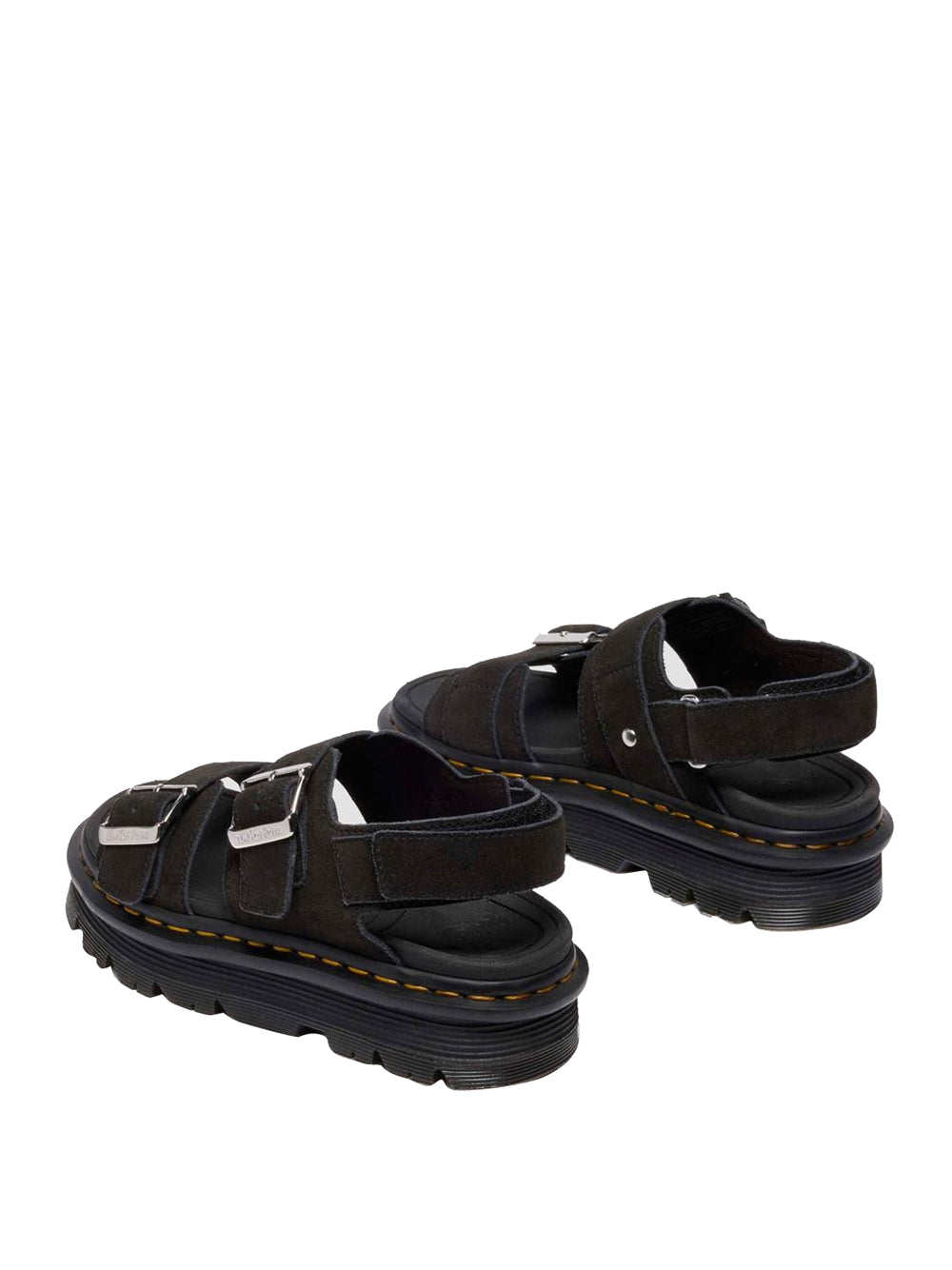 DR. MARTENS Sandali platform Donna - Nero modello 42689001