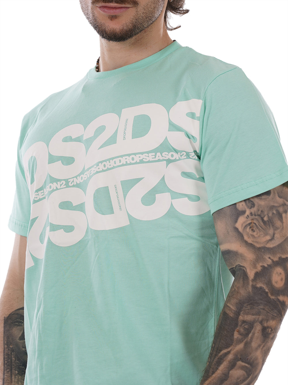 DROP SEASON 2 T-shirt Uomo - Verde modello SS26257