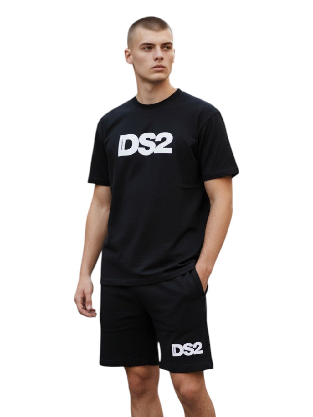 DROP SEASON 2 T-shirt Uomo - Nero modello SS26272