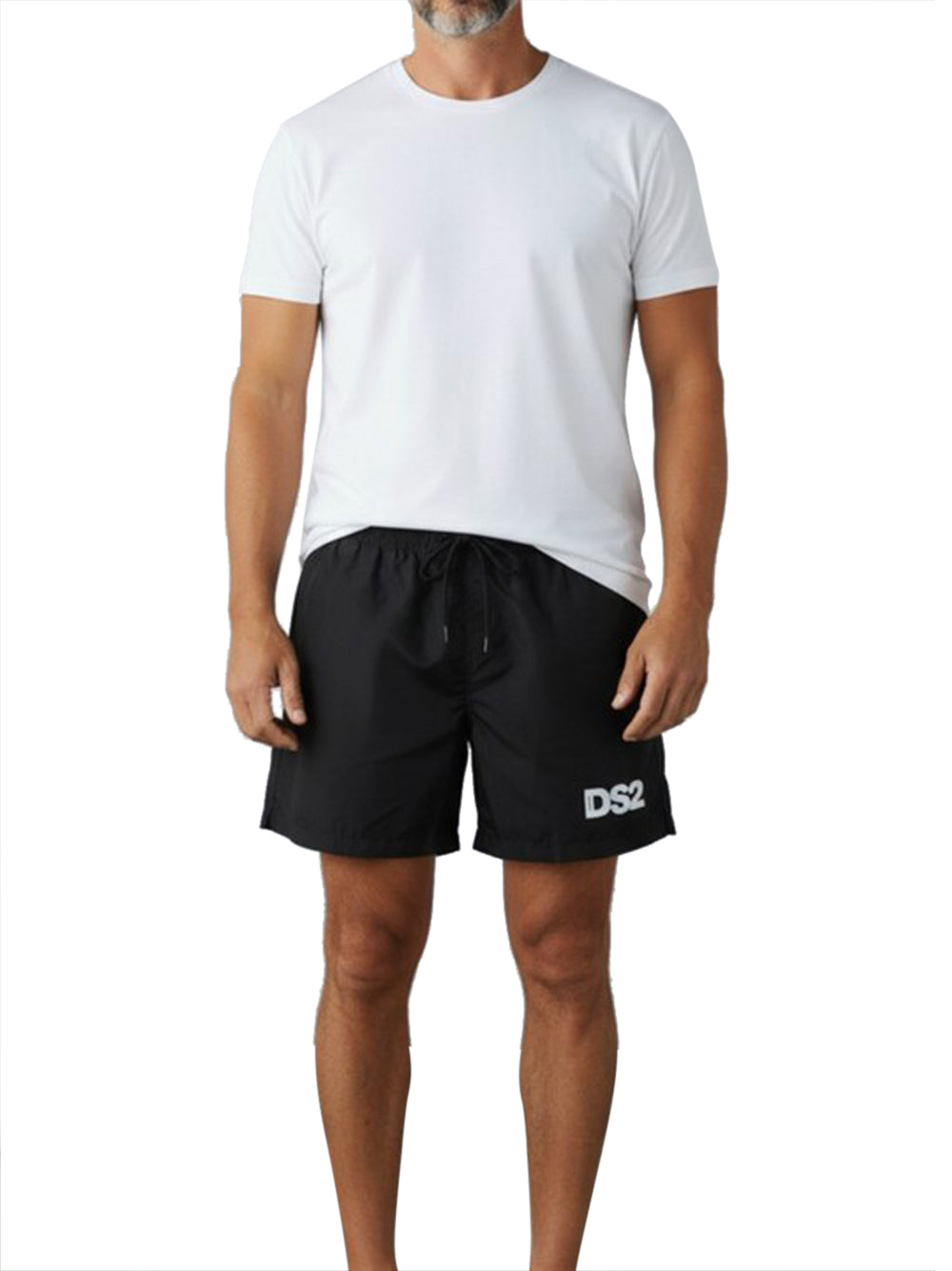 DROP SEASON 2 Costume Pantaloncino Uomo - Nero modello SS26B01