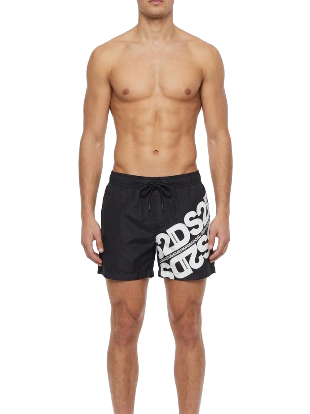 DROP SEASON 2 Costume Pantaloncino Uomo - Nero modello SS26B02