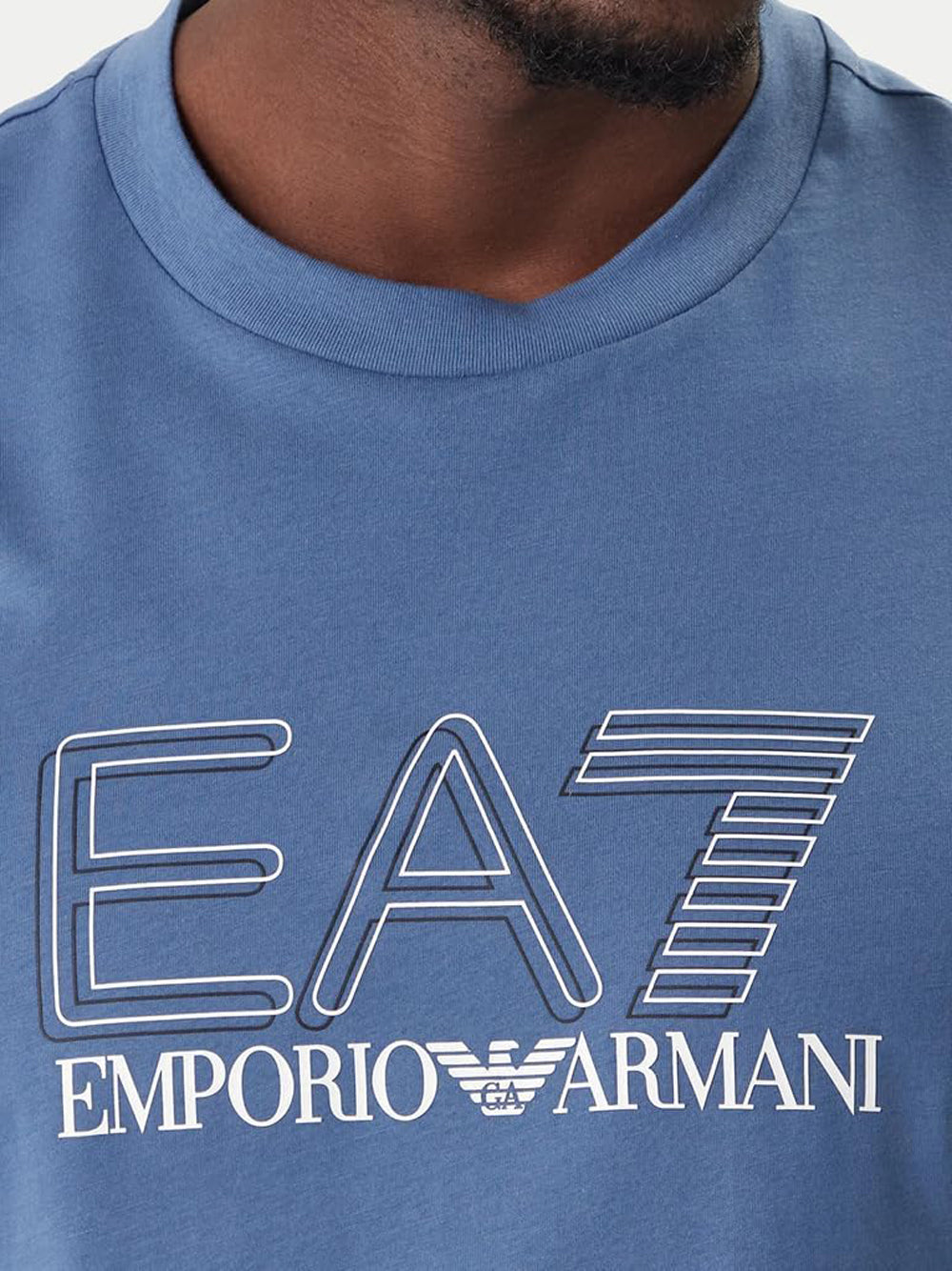 EA7 T-shirt Uomo - Blu modello 7M001307AF10375