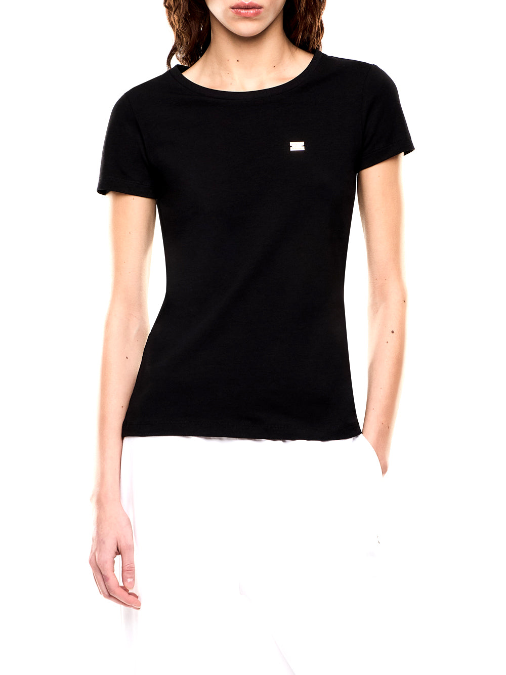 EA7 T-shirt Donna - Nero modello 7W001045AF10373