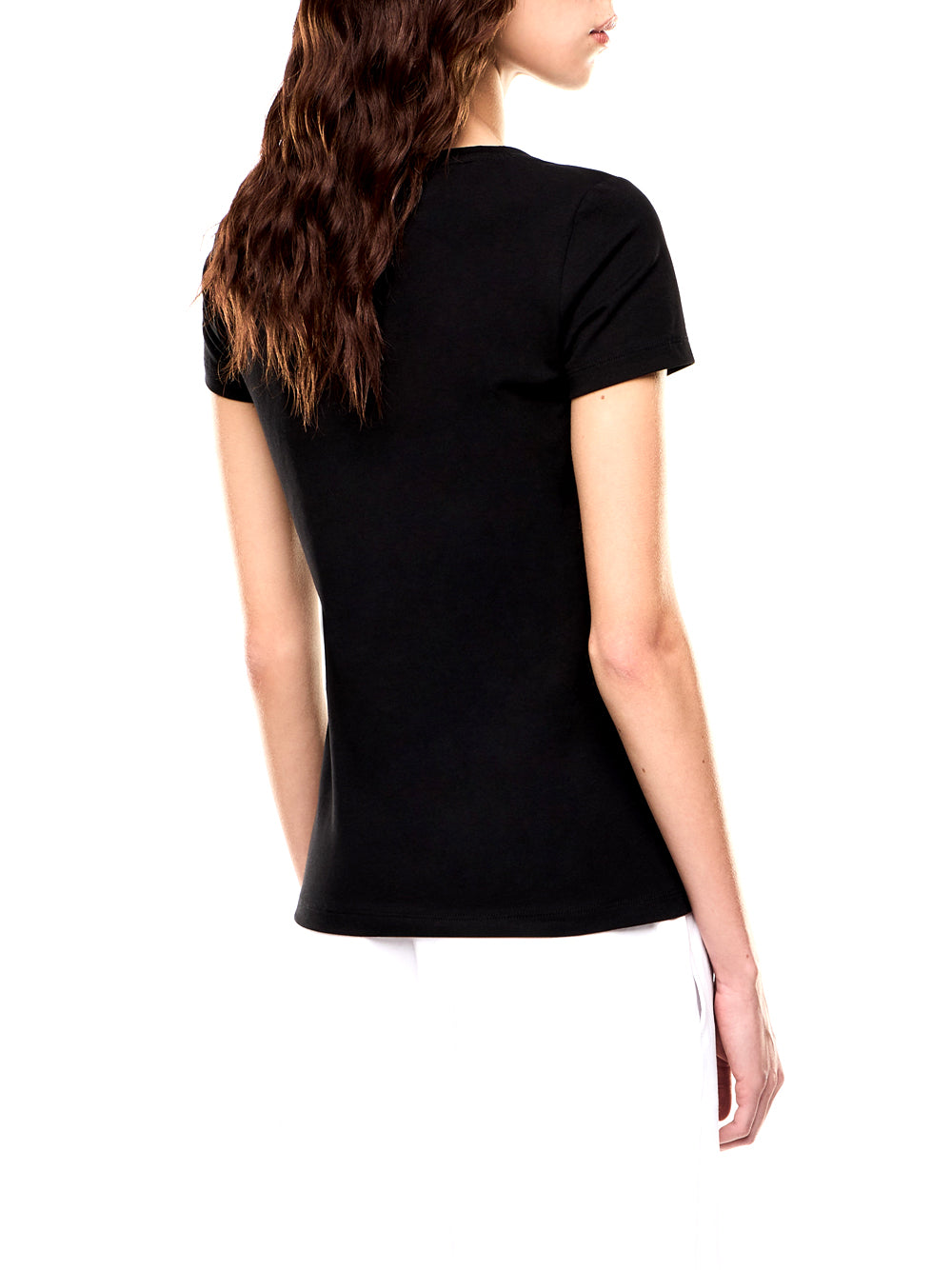 EA7 T-shirt Donna - Nero modello 7W001045AF10373