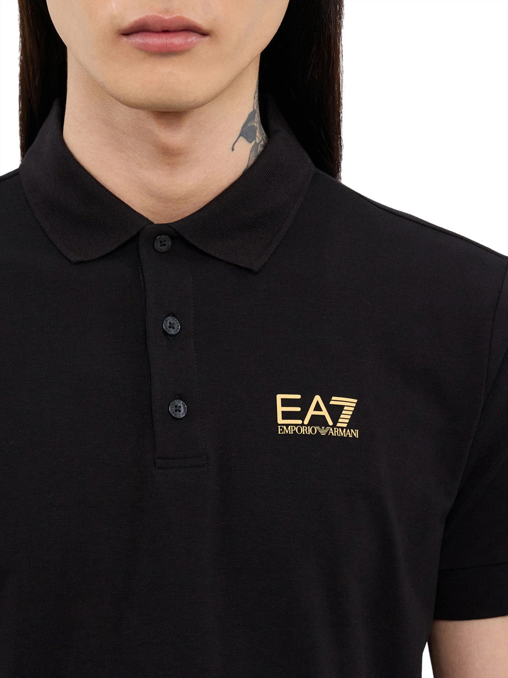 EA7 Polo Uomo - Nero modello 8NPF14PJVQZ