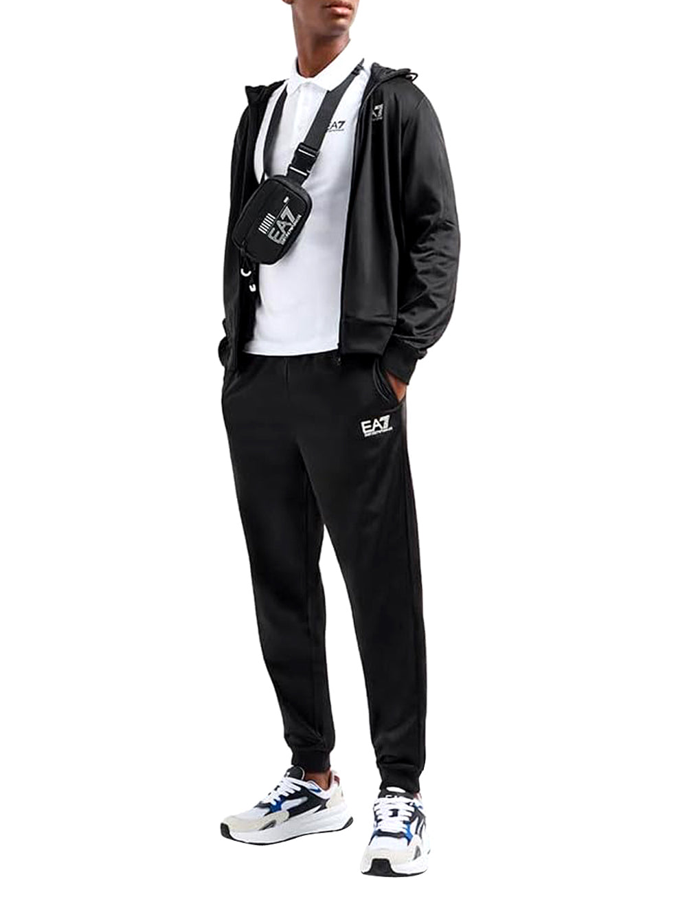 EA7 Polo Uomo - Bianco modello 8NPF14PJVQZ