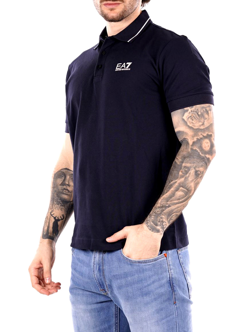 EA7 Polo Uomo - Blu modello 8NPF16PJVUZ