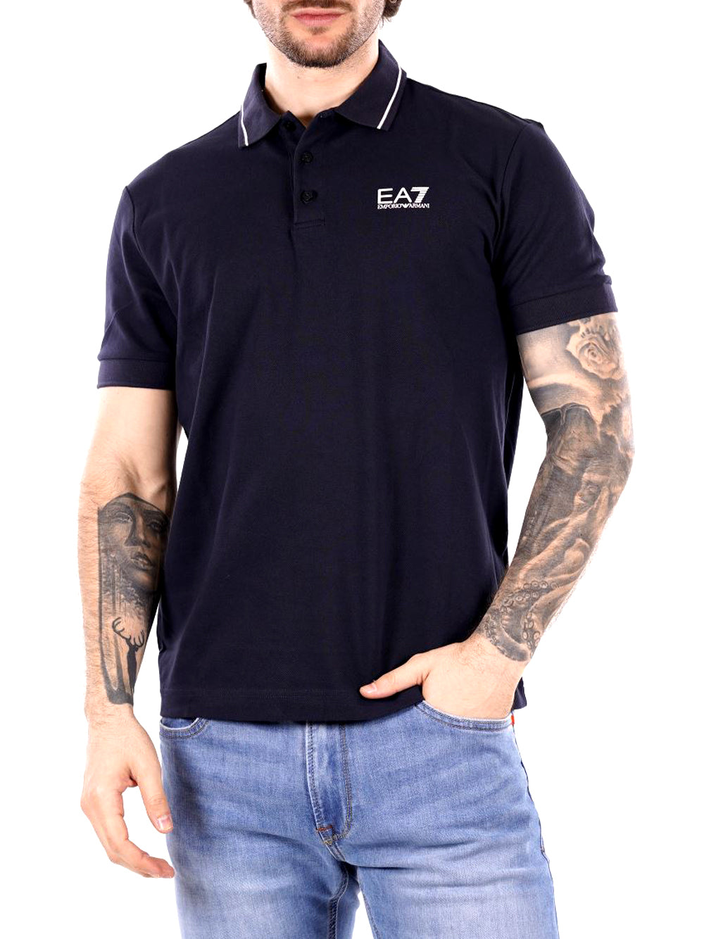 EA7 Polo Uomo - Blu modello 8NPF16PJVUZ