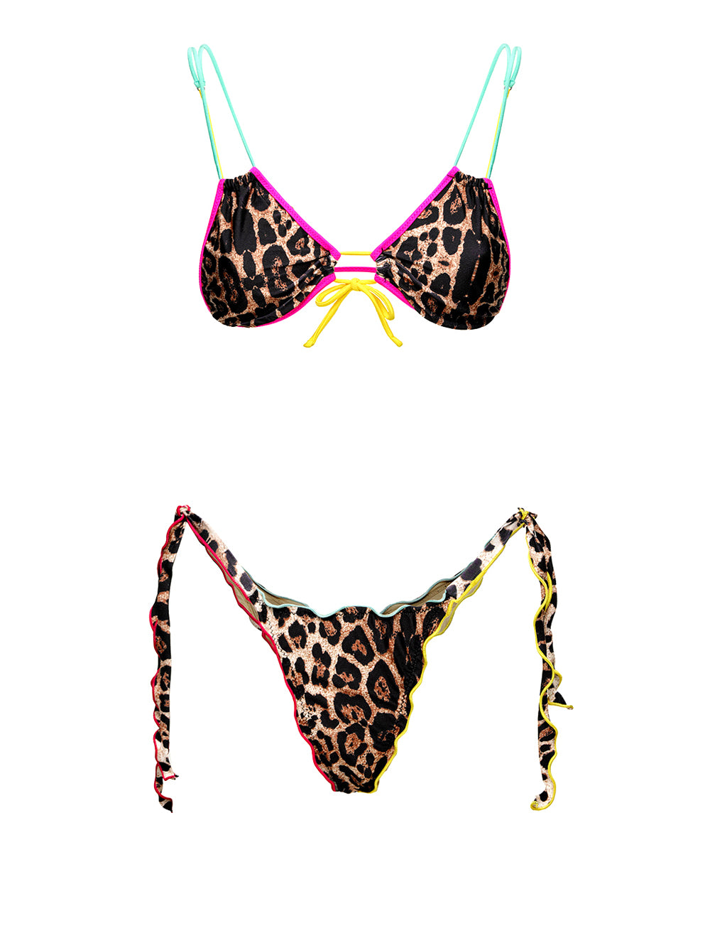 F**K Costume Triangolo Donna - Fuxia modello FK26-SW0120X02
