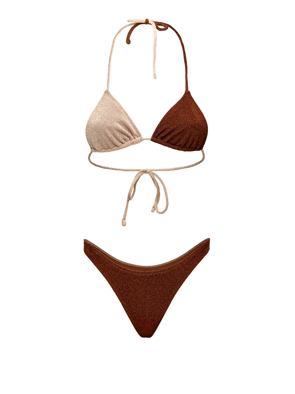 F**K Costume Triangolo Donna - Marrone modello FK26-SW1110BN