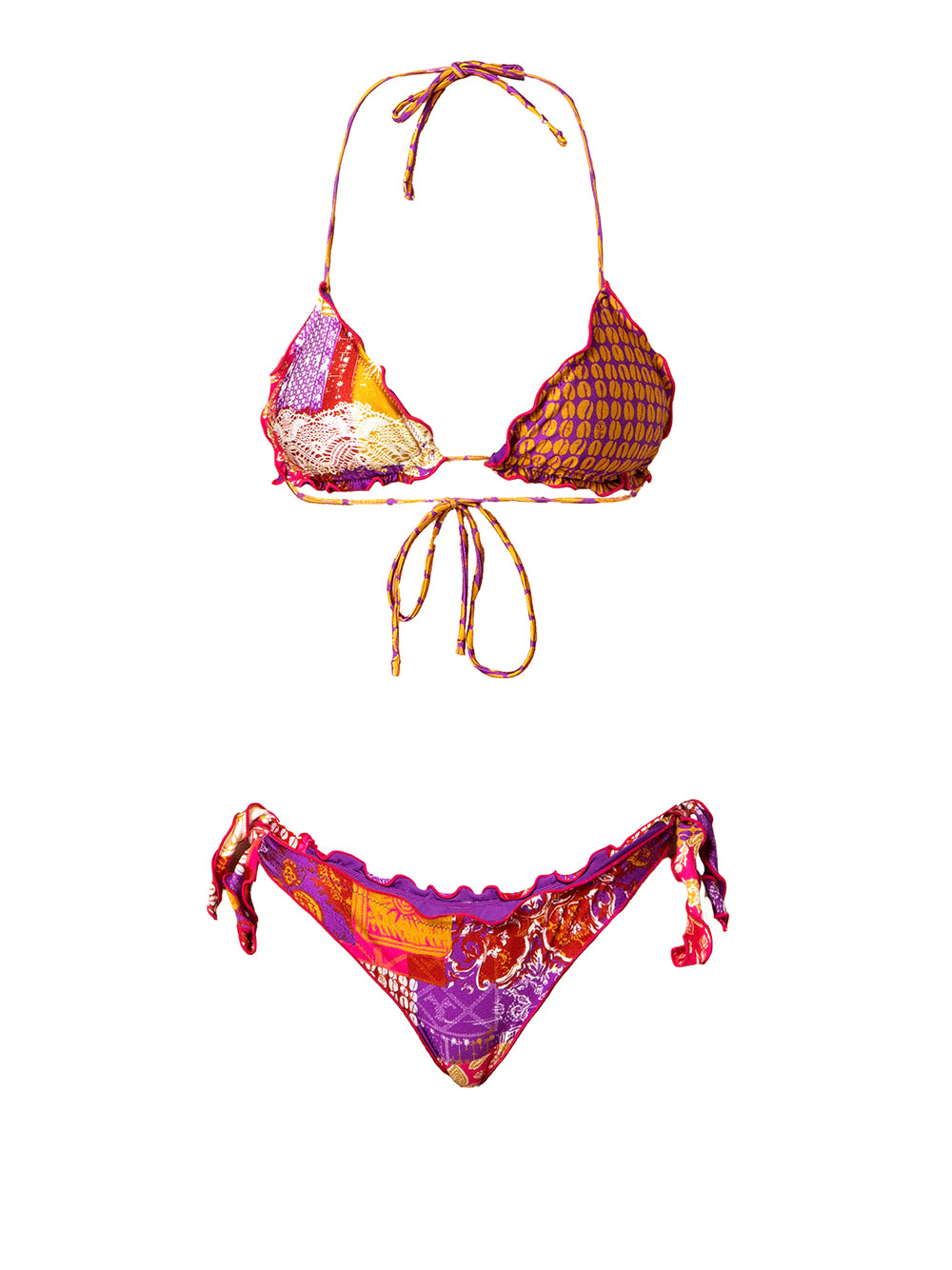F**K Costume Triangolo Donna - Fuxia modello FK26-SW2504X41