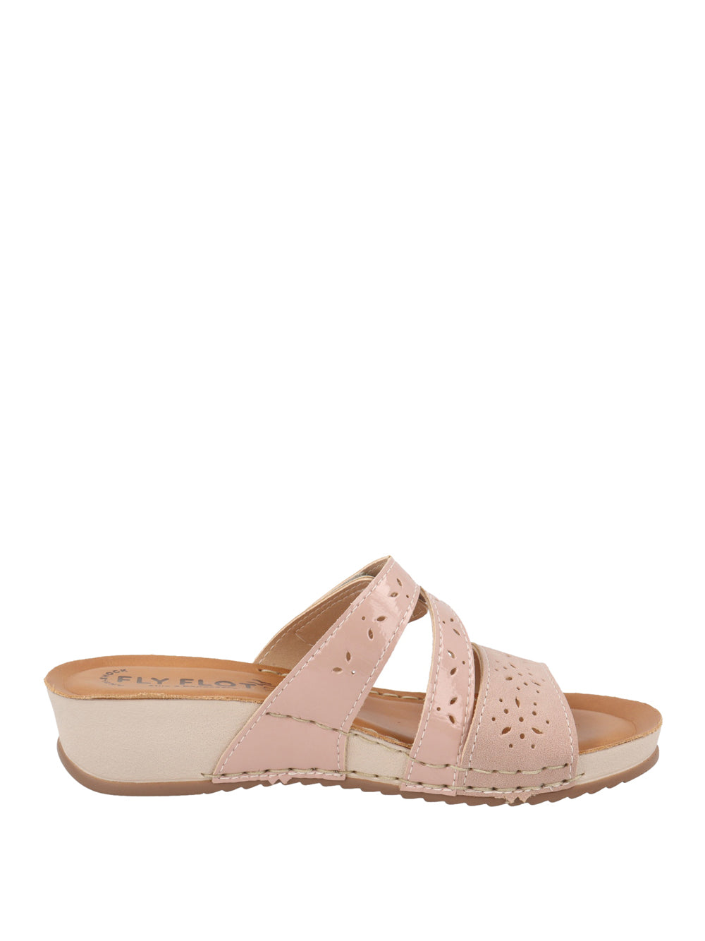 FLY FLOT Ciabatte con strappi Donna - Rosa modello 230110 HG