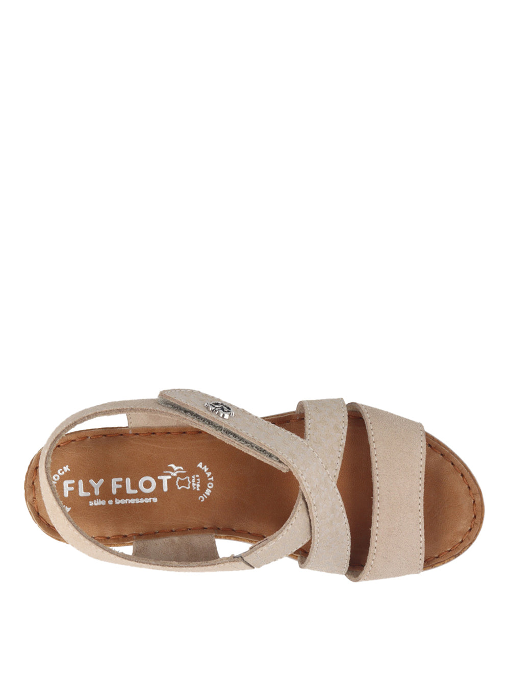 FLY FLOT Sandali con zeppa Donna - Beige modello 360K09 YG