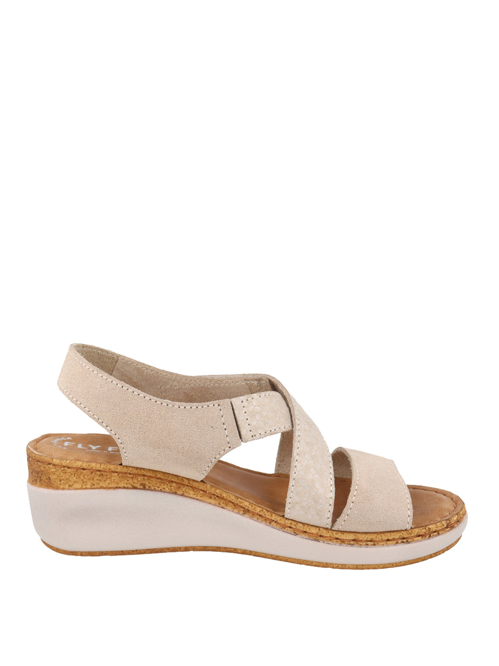 FLY FLOT Sandali con zeppa Donna - Beige modello 360K09 YG