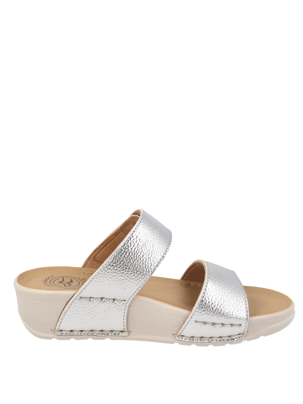 FLY FLOT Sandali con zeppa Donna - Argento modello 380F98 4B