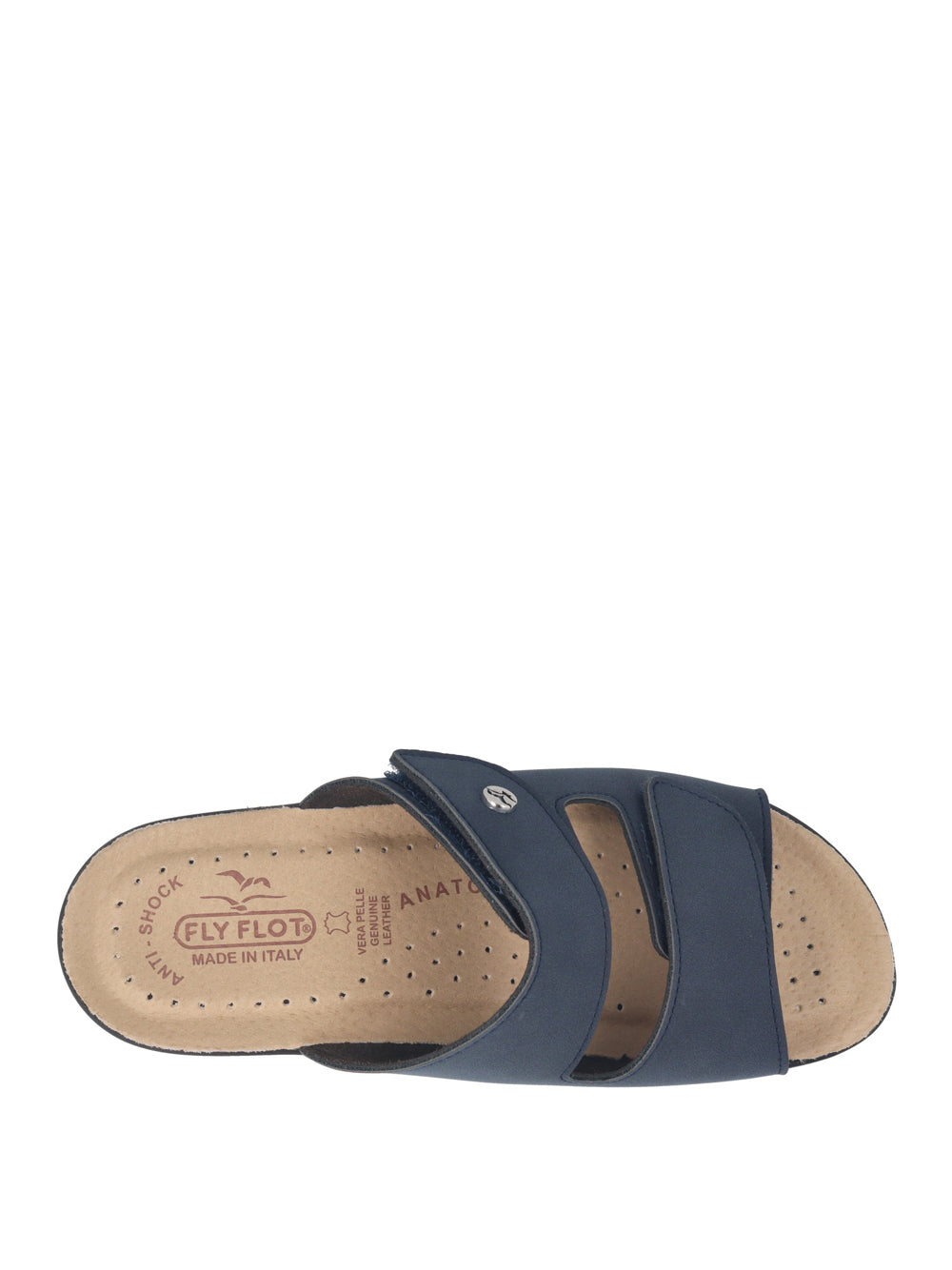 FLY FLOT Ciabatte con strappi Donna - Blu modello 630J86 CE