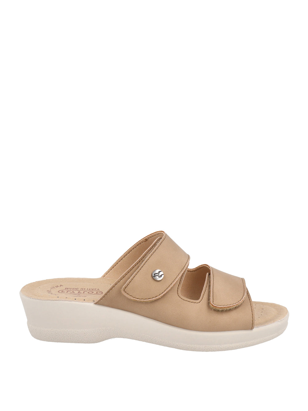FLY FLOT Ciabatte con strappi Donna - Beige modello 630J86 CE