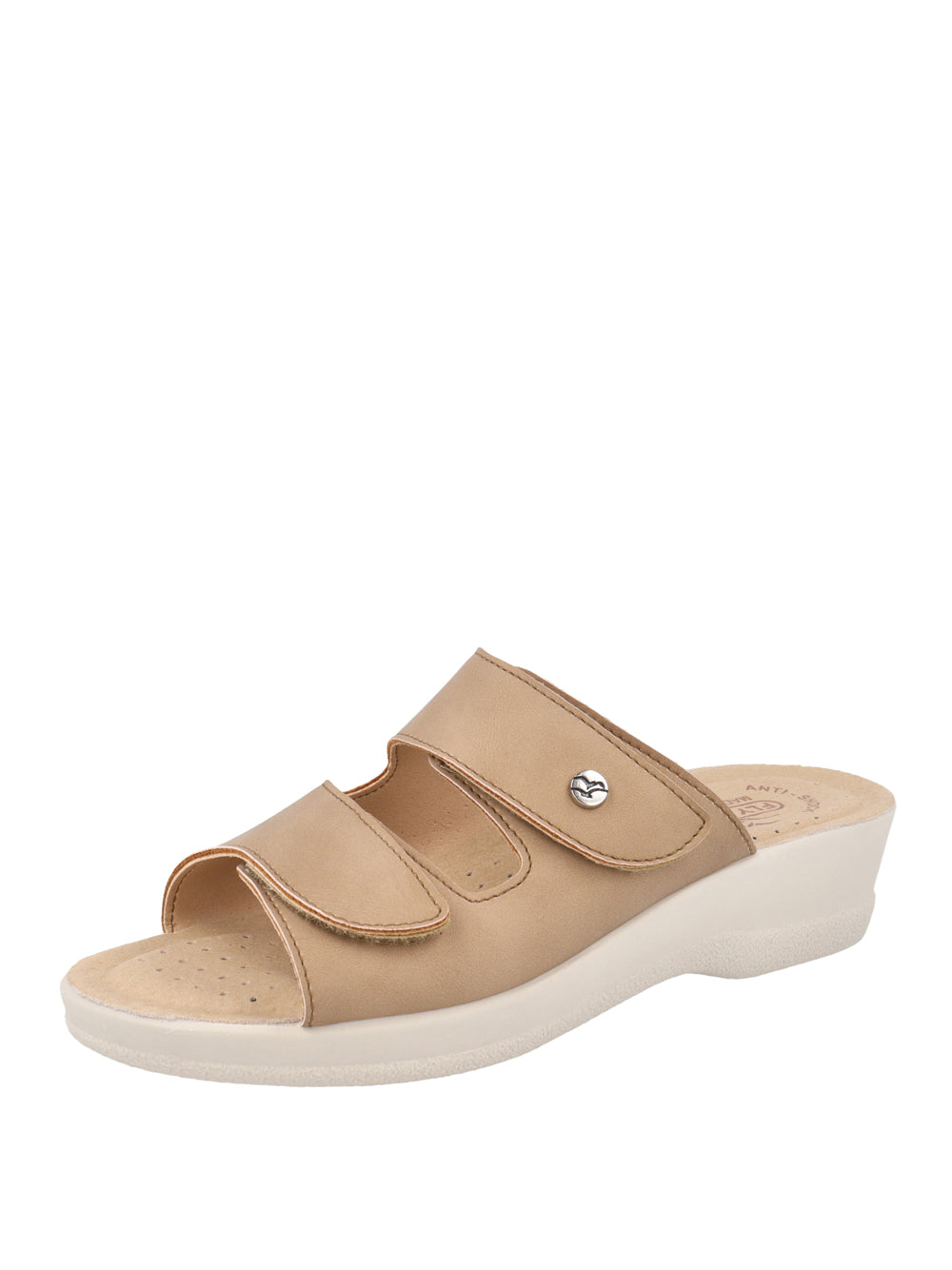 FLY FLOT Ciabatte con strappi Donna - Beige modello 630J86 CE
