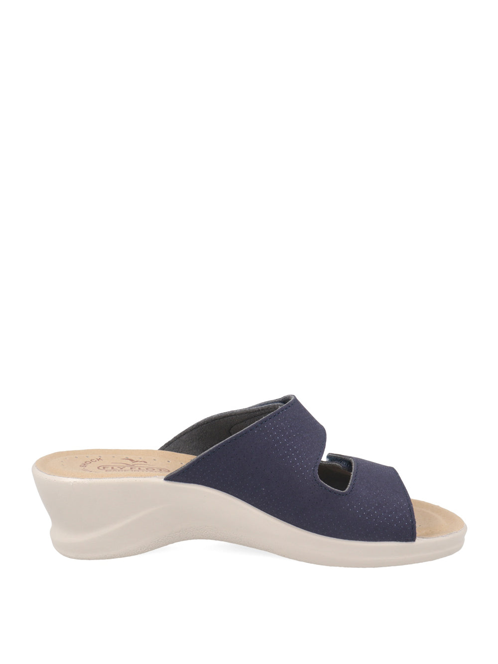 FLY FLOT Ciabatte con zeppa Donna - Blu modello 960E28 BE
