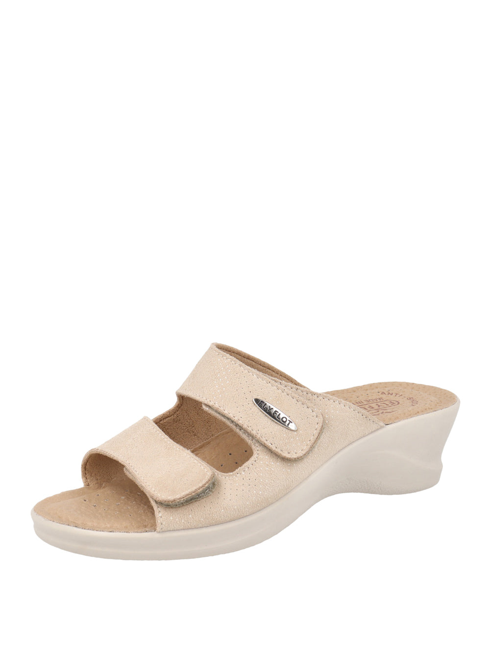 FLY FLOT Ciabatte con strappi Donna - Beige modello 960E28 BE