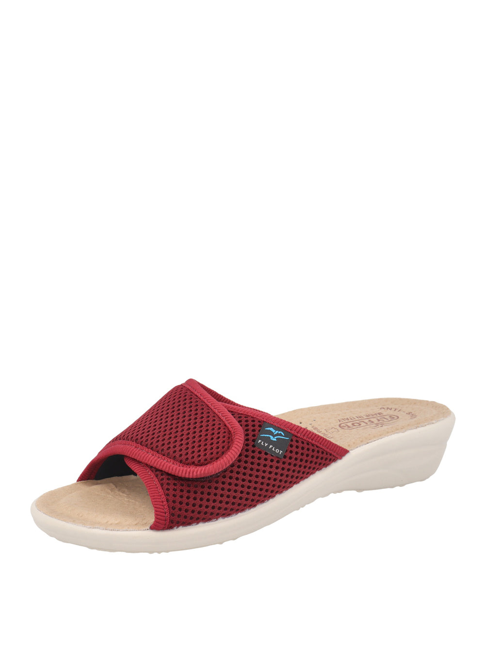 FLY FLOT Ciabatte con strappi Donna - Bordò modello T40413 FE