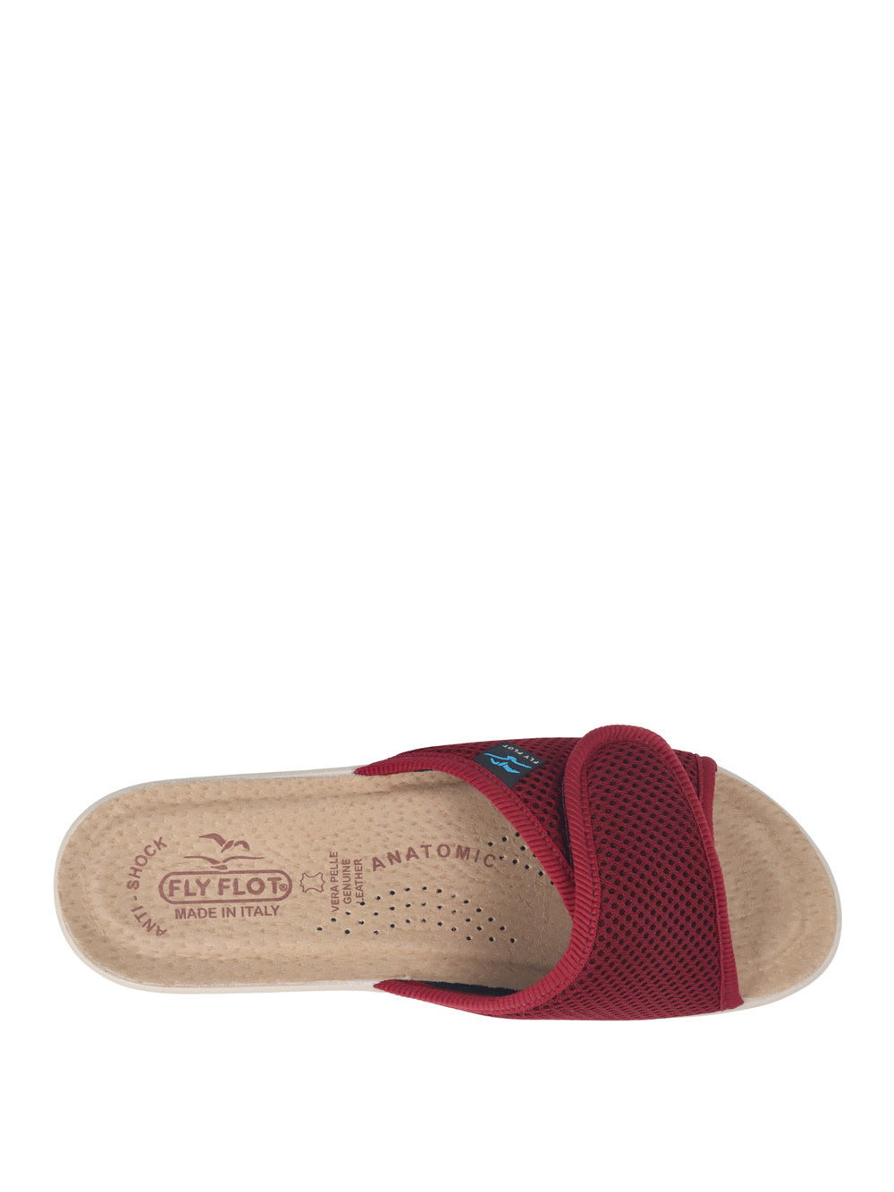 FLY FLOT Ciabatte con strappi Donna - Bordò modello T40413 FE