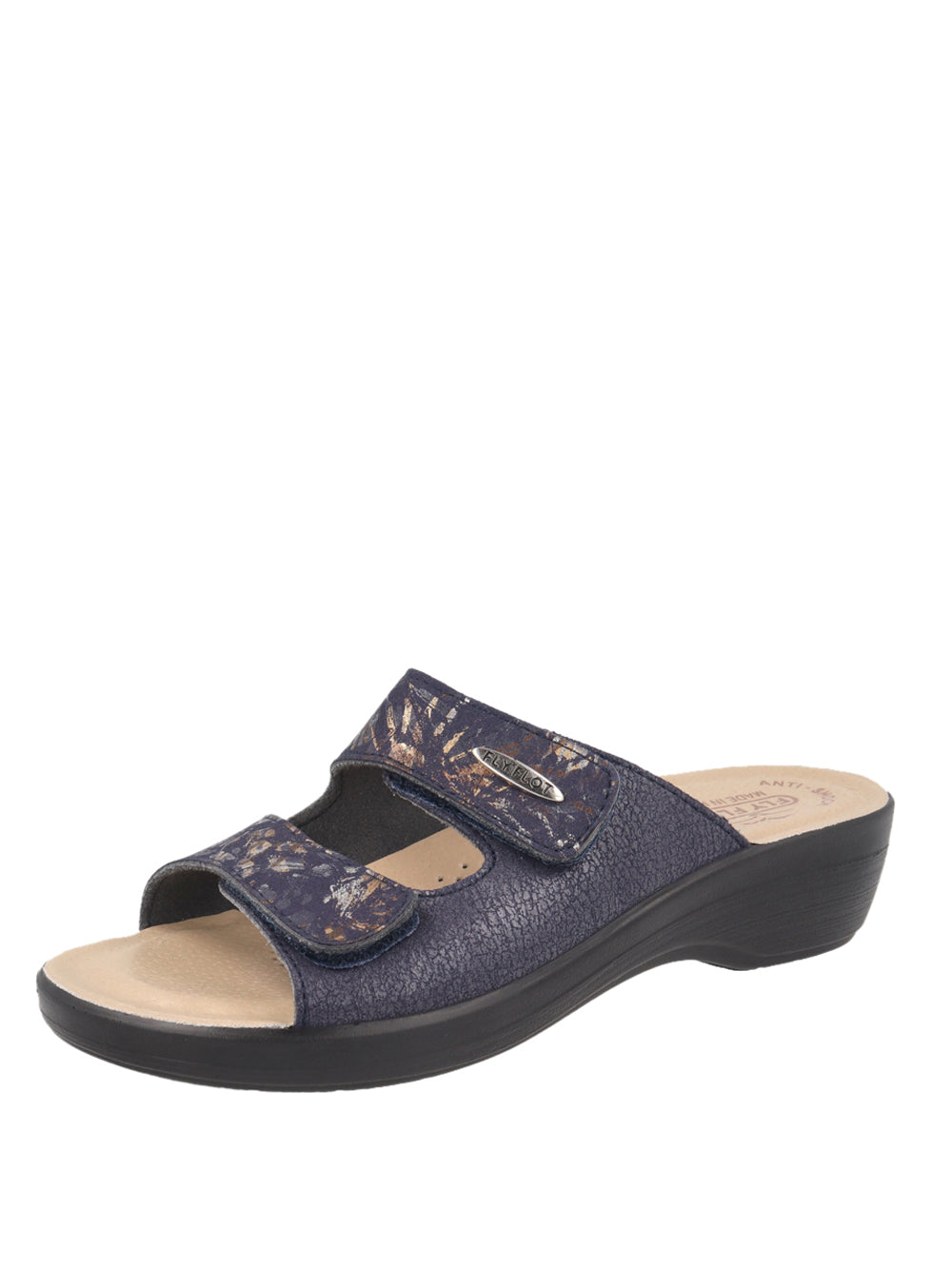 FLY FLOT Ciabatte con strappi Donna - Blu modello T50B18 CE