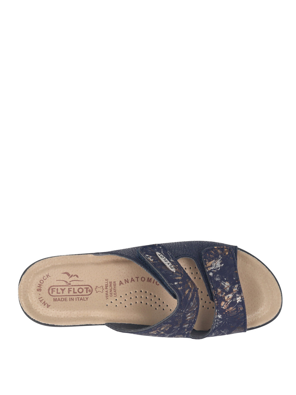 FLY FLOT Ciabatte con strappi Donna - Blu modello T50B18 CE