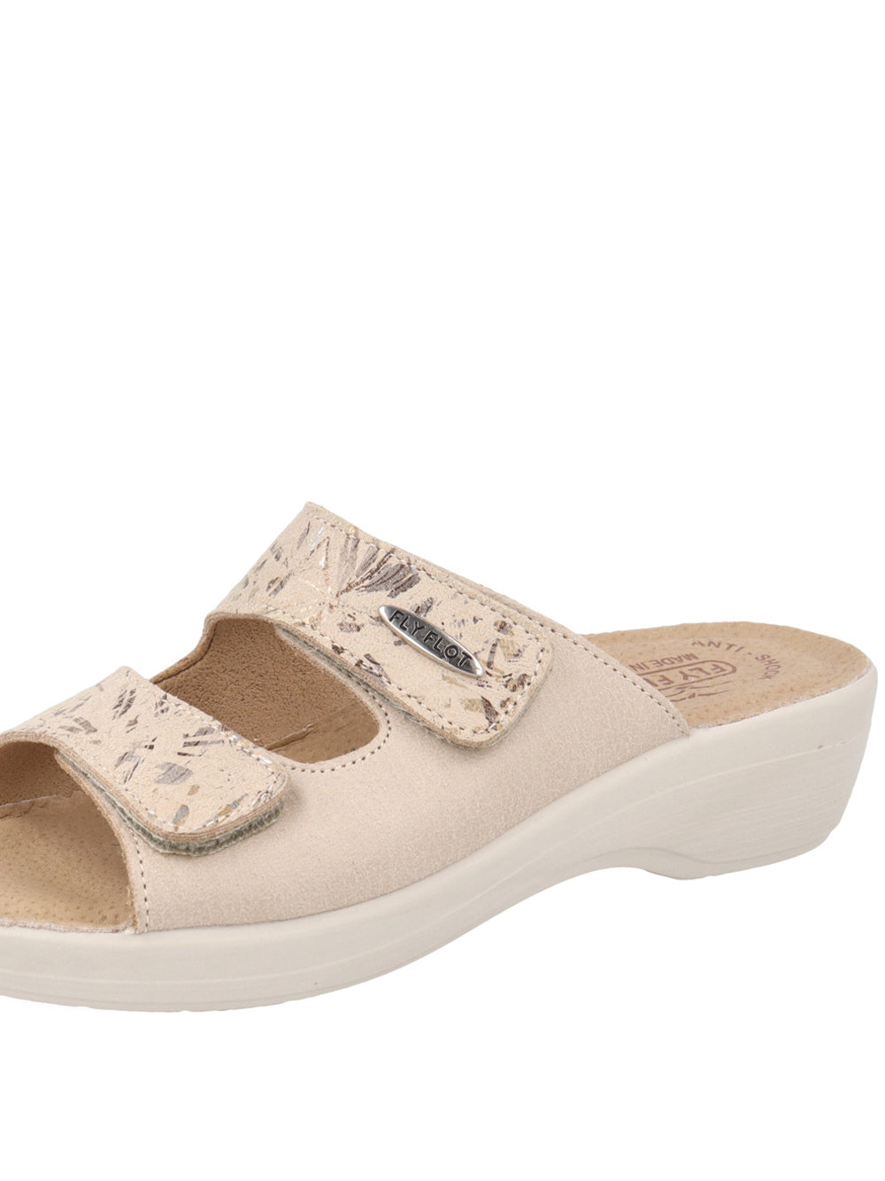 FLY FLOT Ciabatte con strappi Donna - Beige modello T50B18 CE