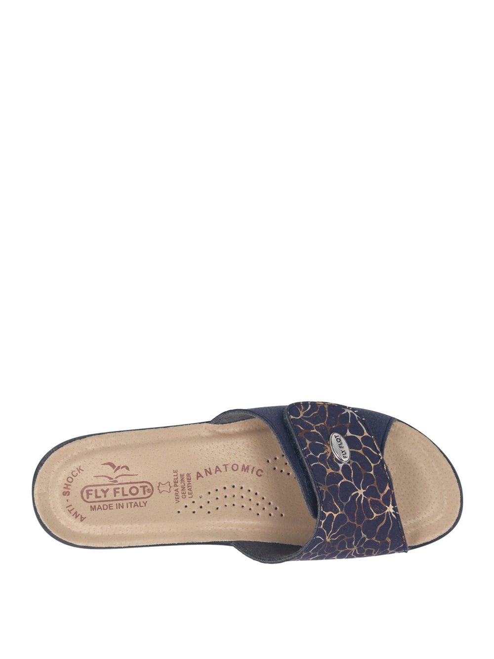 FLY FLOT Ciabatte con strappi Donna - Blu modello T50G16 DE