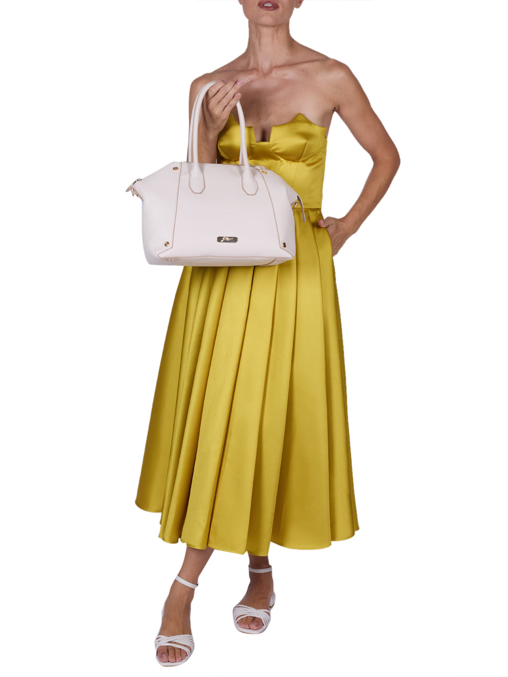 GATTINONI Borsa a Bauletto Donna - Bianco modello BENRZ8792WVP