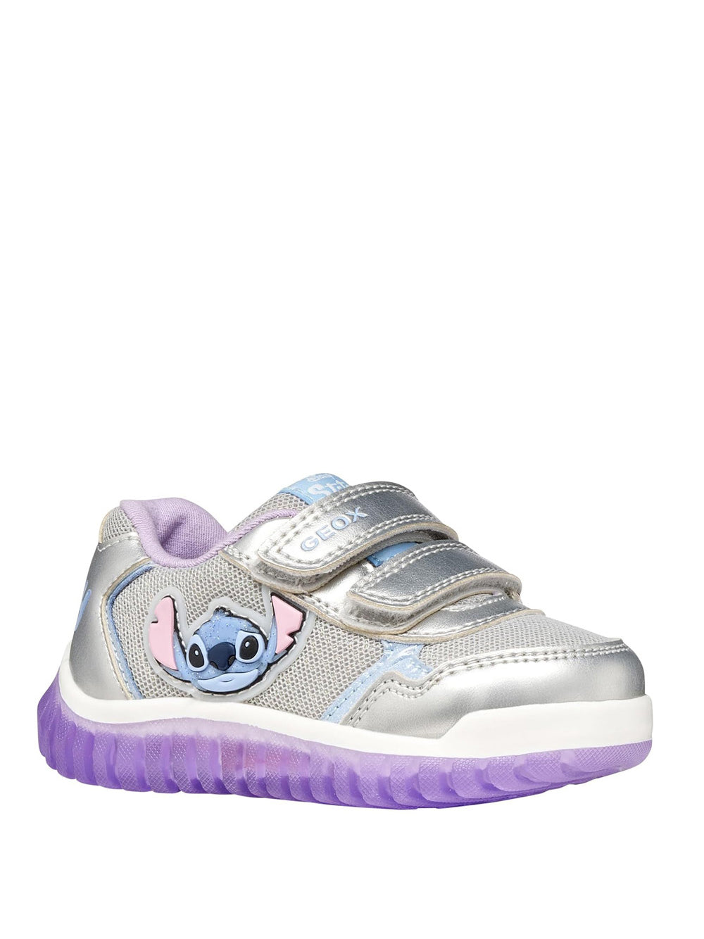 GEOX Sneakers con strappi Bambino - Argento modello B6561C0AJAS