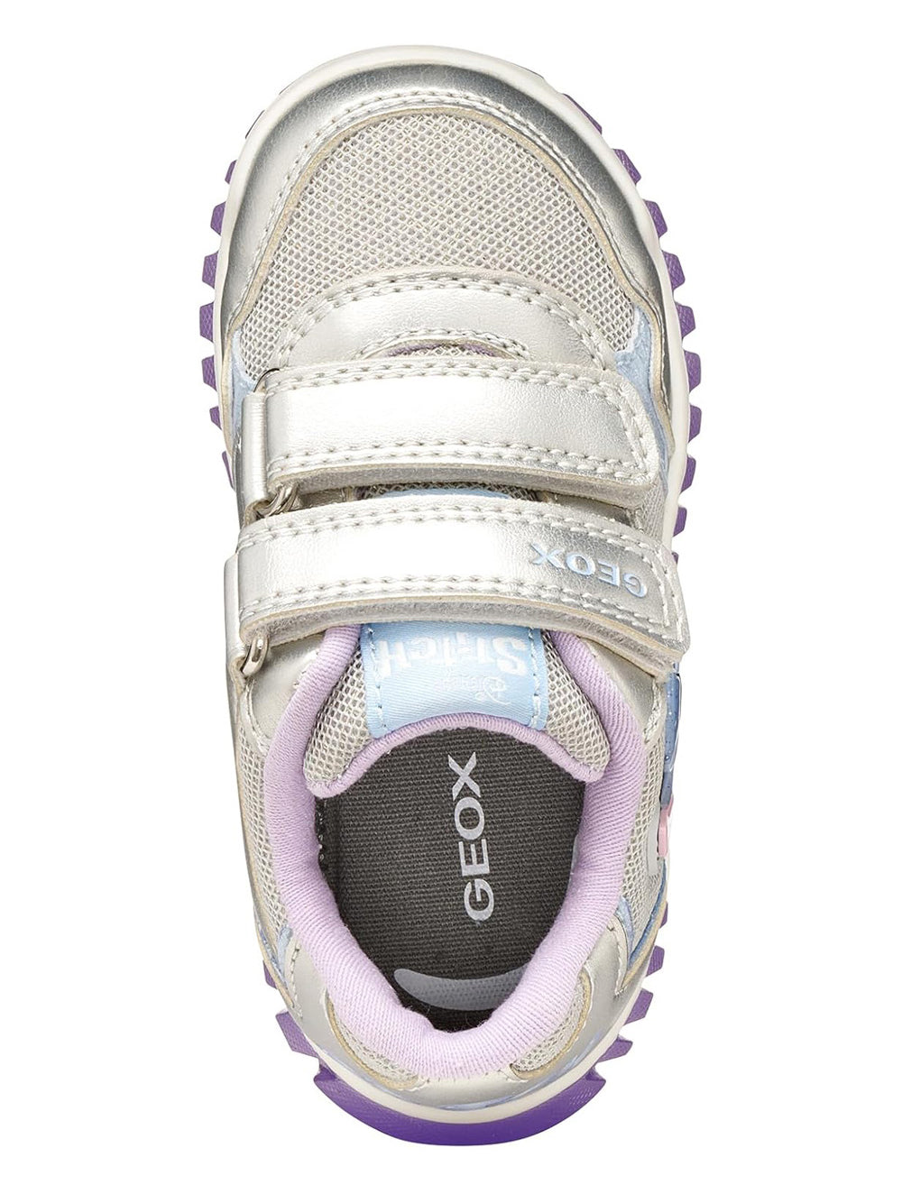 GEOX Sneakers con strappi Bambino - Argento modello B6561C0AJAS