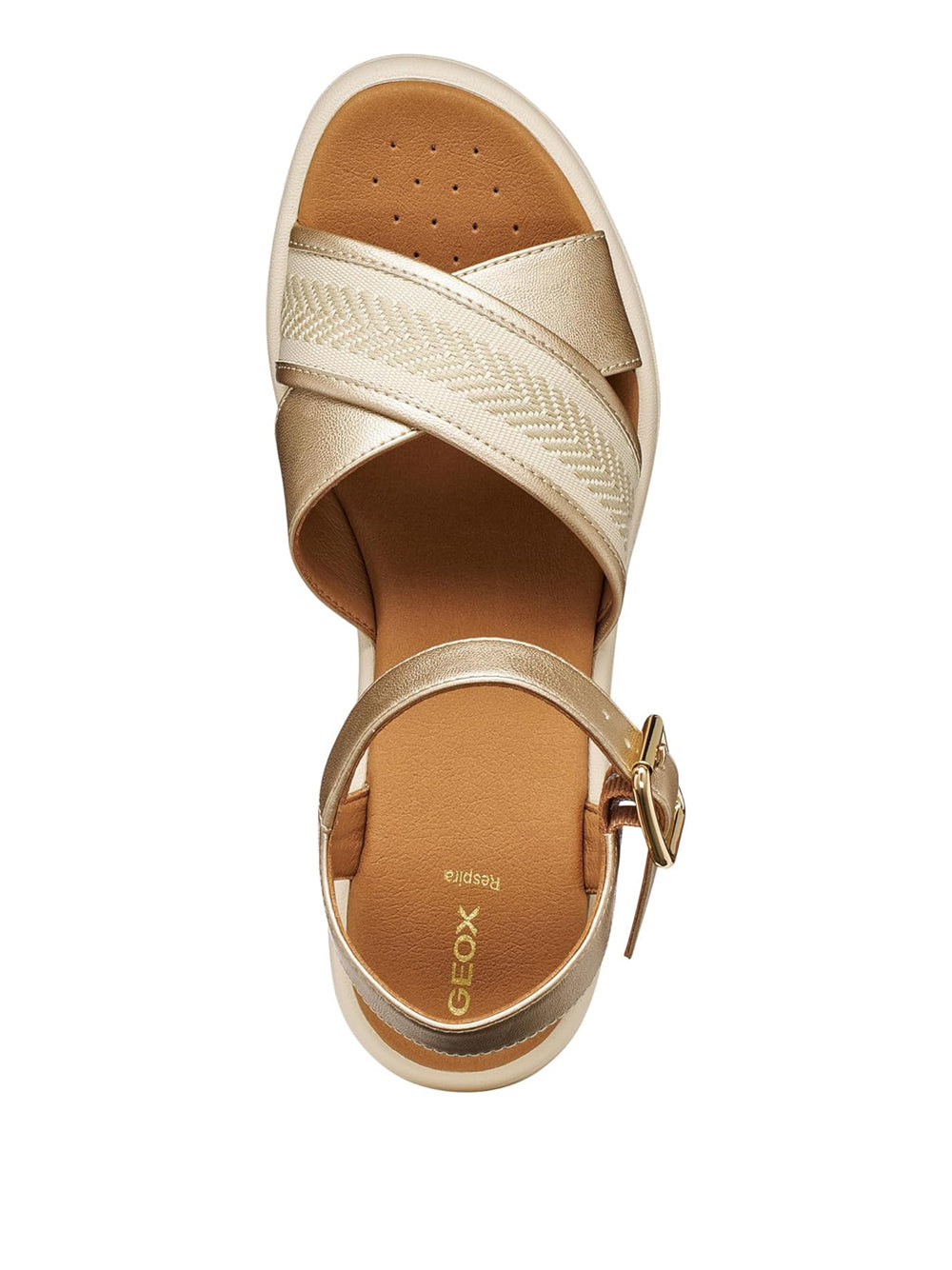 GEOX Sandali con zeppa Donna - Beige modello D550EG0AJ11