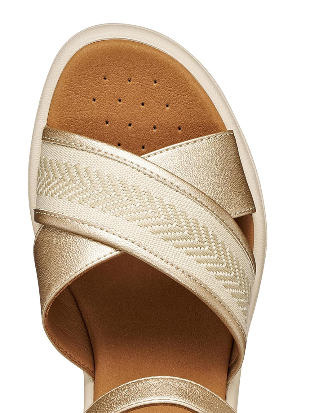 GEOX Sandali con zeppa Donna - Beige modello D550EG0AJ11